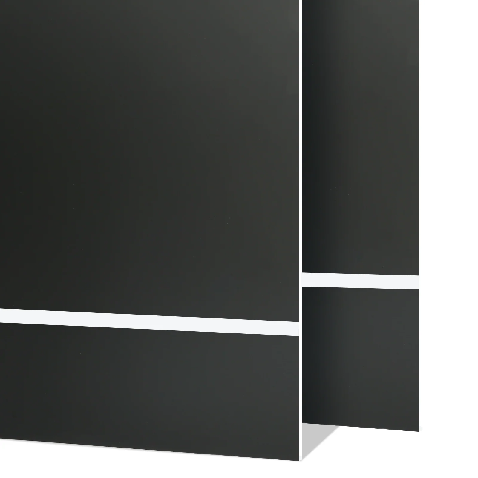 1.3mm Black to White Two-Tone Acrylic Sheet (4pcs) - Image 4