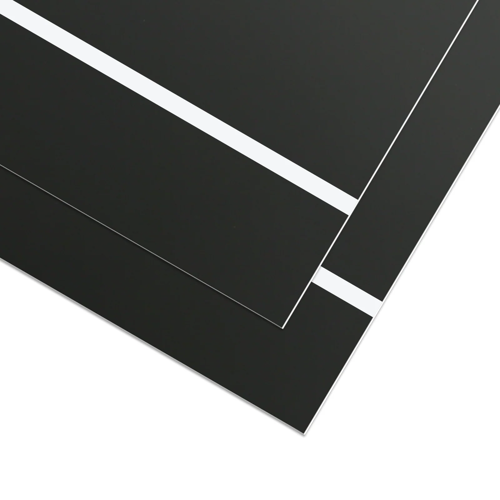 1.3mm Black to White Two-Tone Acrylic Sheet (4pcs) - Image 5