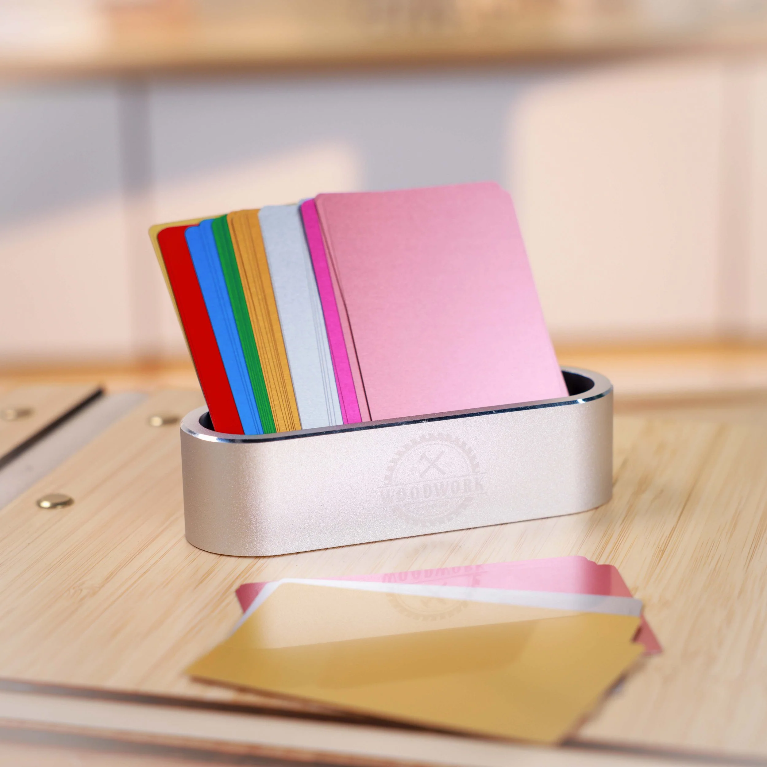 1 Pack Aluminum Alloy Business Card Box - Image 4