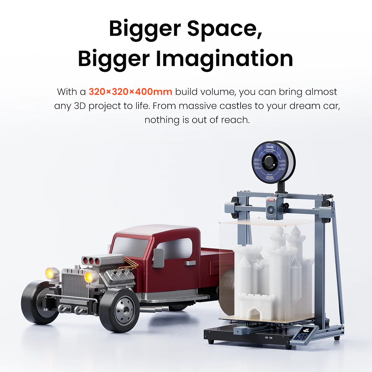 LK10 Plus FDM 3D Printer - Image 7