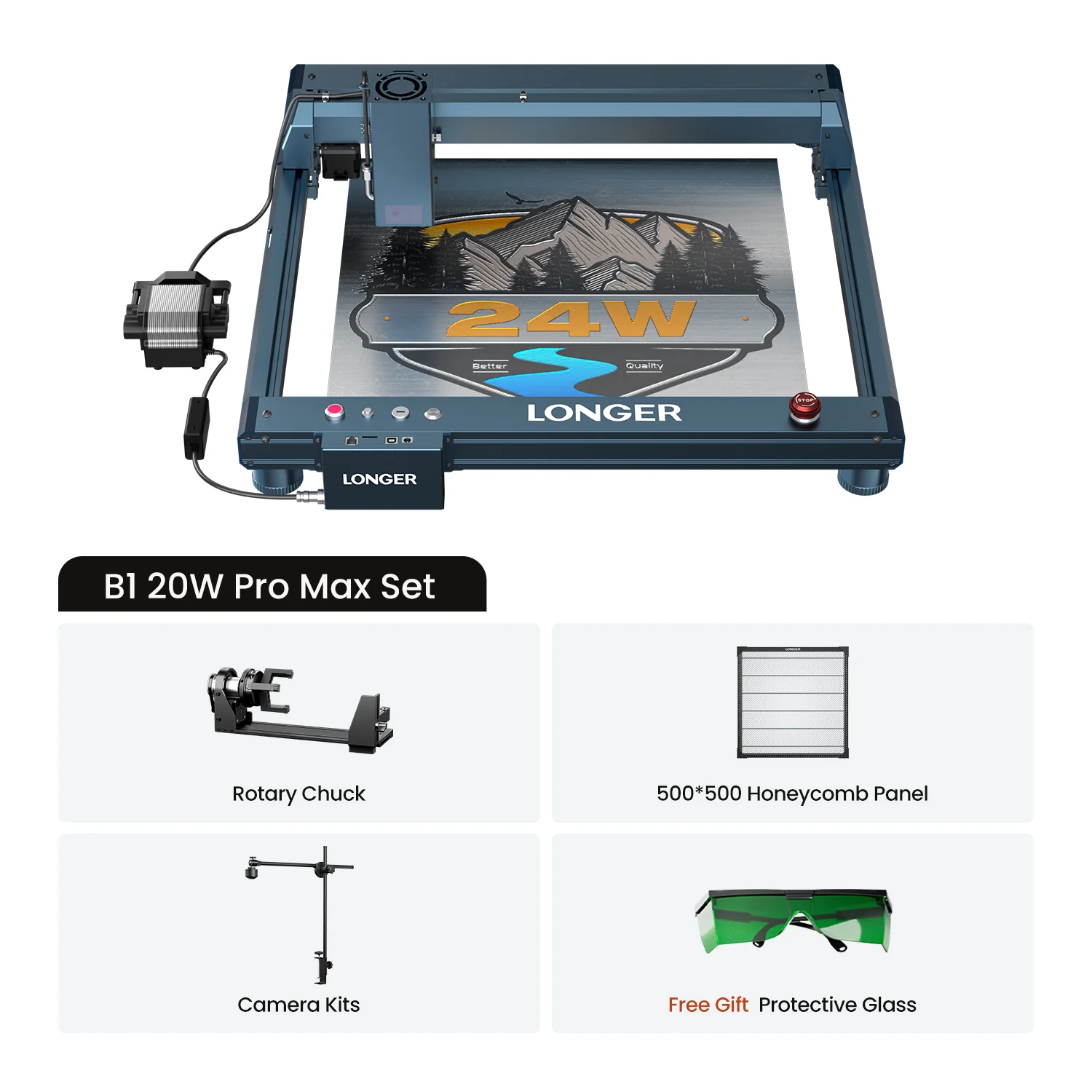 Longer B1 20W Laser Engraving Machine - Image 9