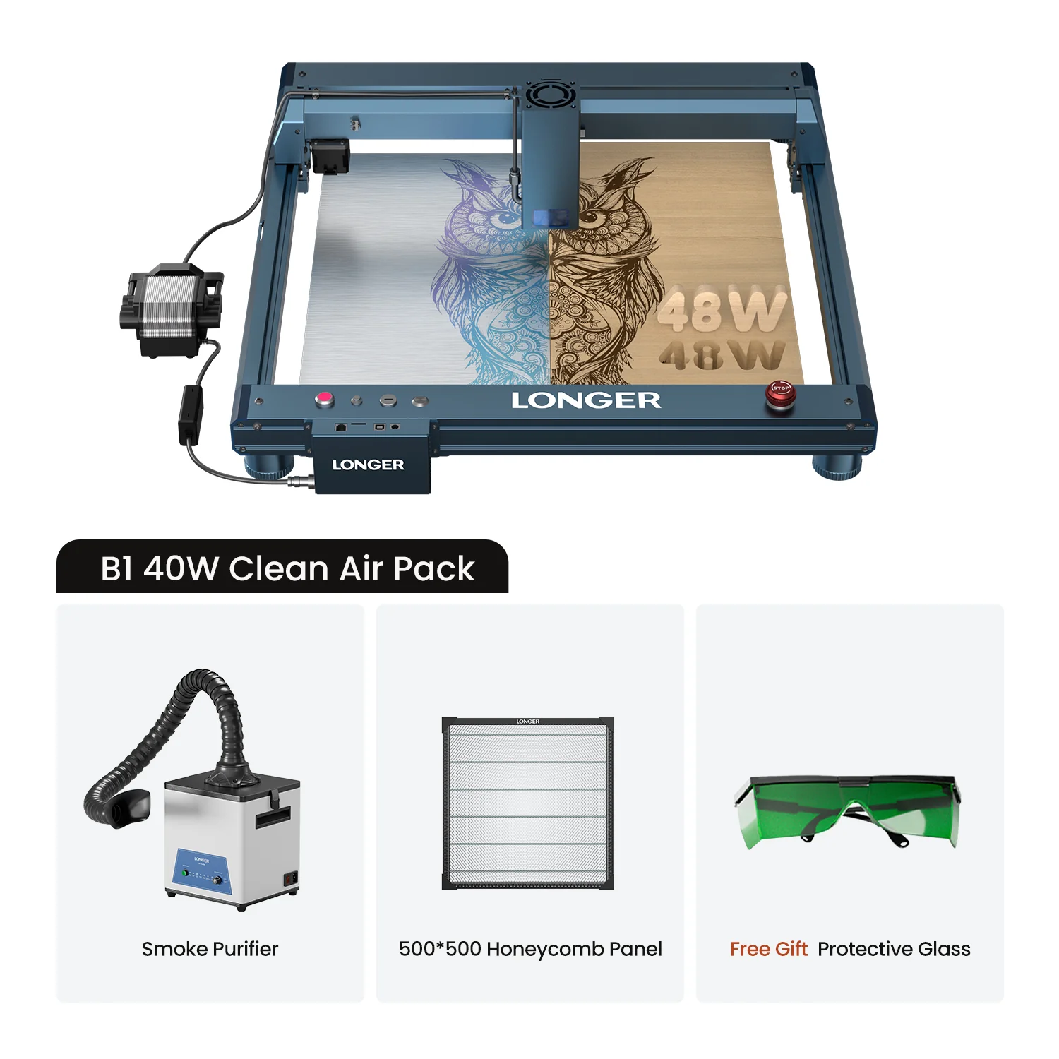 Longer B1 30W/40W Laser Engraving Machine - Image 17