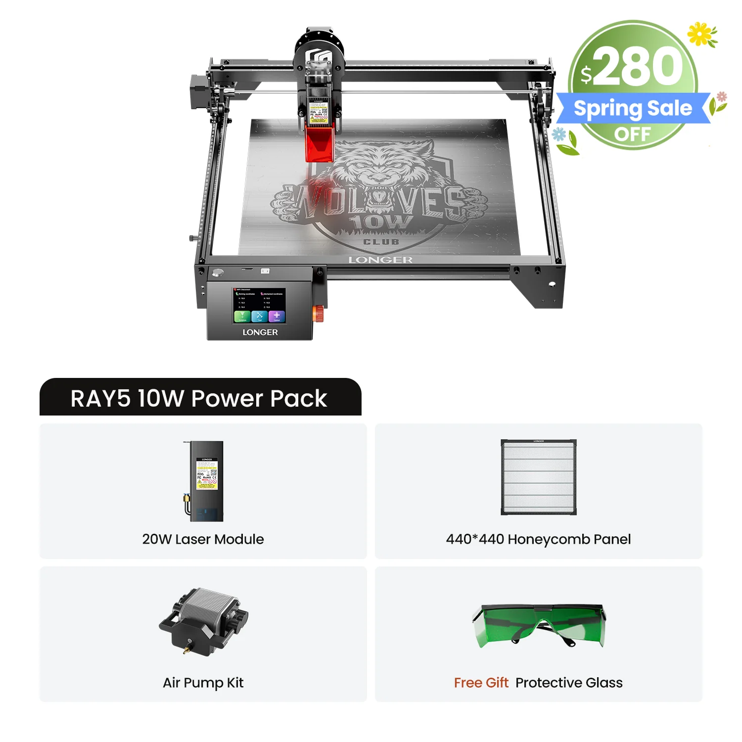 Longer Ray5 10W/20W Laser Engraver - Image 23