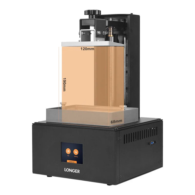 Orange 4K Resin 3D Printer - Image 9